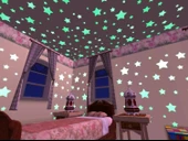 Periboia Fosforlu Yapışkan Duvar Süsleri - 1