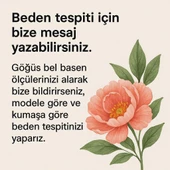 Üstü Güpür Şifon Büyük Beden Abiye Elbise SİYAH DD793 - 5
