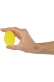 Periboia Yumurta Top -  Silikon El Egzersiz Topu Sarı - Hafif Sert - 2