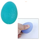 Periboia Yumurta Top -  Silikon El Egzersiz Topu Mavi- Sert - 2