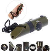 Periboia İzci Düdüğü - Avcı Düdüğü 7in1 Pusulalı Termometreli Survival Düdük - 2