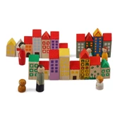 Periboia 13 Parça Dekoratif Peg Evler Boyama Seti - 3