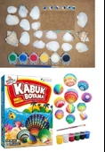 Periboia Kabuk Boyama Seti- Deniz Kabuğu Boyama -Shell Painting -Sanatsal Hobi Boyama Seti - 1