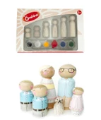 Periboia 13 Parça Dekoratif Peg Aile Boyama Seti - 1