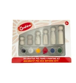 Periboia 13 Parça Dekoratif Peg Aile Boyama Seti - 2