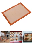 Periboia Silikon Yanmaz Yapışmaz Pişirme Matı 40*30 Cm Fırın Kağıdı -Hamur Açma Matı thumbnail 4