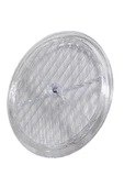 Periboia Yuvarlak Şeffaf Doğalgaz Havalandırma Cam Menfez Kapağı Çap 18 Cm - 3