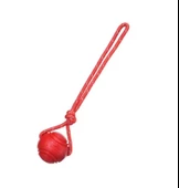 Köpek Renkli Elastik Toplu Diş İpi Oyuncağı 6 cm thumbnail 4