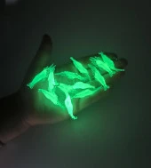 Valkyrie 12 Adet Fosforlu Kancalı Silikon Karides Olta Yem Sahte Yapay İğneli Balık Yemi Beyaz - 2