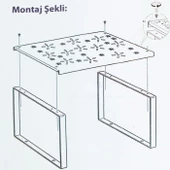 Periboia Metal Dolap İçi Raf Düzenleyici thumbnail 5