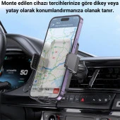 Coofbe Güçlü Magsafe 360° Dönebilen Yapışkanlı Araç İçi Telefon Tutucu Masaüstü Telefon Standı Tutucu thumbnail 3