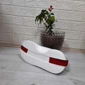 Bestof 544 Beyaz Fuspetli Kalın Tabanlı Spor Ayakkabı - 11