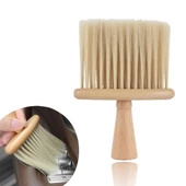 Periboia Ev Araç İçin Ahşap Saplı Yumuşak Kıllı Temizlik Toz Alma Fırçası - 2