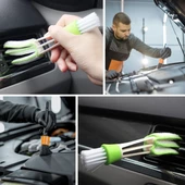 Periboia 6 Parça Araç Detaylı Temizlik Fırçası İç Dış Temizlik Fırça Seti - 3