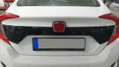 CIVIC FC5 2016-2021 IÇIN UYUMLU BAGAJ KAPAGI PLAKA ÜST KAPLAMASI PIANO BLACK thumbnail 5
