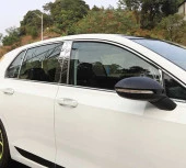 GOLF 8 IÇIN UYUMLU CAM NIKELAJI UST (6 PARÇA) thumbnail 2