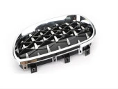 5 SERISI E60 2004-2009 IÇIN UYUMLU DIAMOND PANJUR (BÖBREK) KROM ÇERÇEVE thumbnail 2