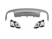 A5 2012-2016 SEDAN IÇIN UYUMLU S5 DIFÜZÖR & EGZOZ SETI - 1