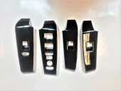 CIVIC FE1 2022 IÇIN UYUMLU  CAM DUGME KAPLAMA - PIANO BLACK thumbnail 1