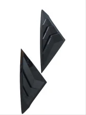 CIVIC FE1 2022 IÇIN UYUMLU  KELEBEK CAM KAPLAMA - PIANO BLACK thumbnail 4