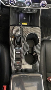 CIVIC FE1 2022 IÇIN UYUMLU  VITES KONSOL KAPLAMA - KARBON thumbnail 3