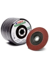 Bay-Tec MK0220 10lu Flap Disk 115x22mm Metal Ahşap Zımpara 80Kum - 1