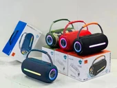 Torima Booms Box 360 Taşınabilir Rgb Ledli Bluetooth Hoparlör Usb-Tf Yeşil thumbnail 6