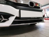 CIVIC FC5 2016-2019 IÇIN UYUMLU ÖN TAMPON ALT NIKELAJI 2 PARÇA thumbnail 6