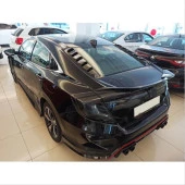 CIVIC FC5 2016-2021 IÇIN UYUMLU ARKA CAMÜSTÜ KAPLAMA 2 PARÇA thumbnail 2