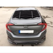 CIVIC FC5 2016-2021 IÇIN UYUMLU ARKA CAM KAPLAMA VIZÖRÜ-BOYASIZ thumbnail 5