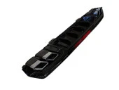 CIVIC FC5 2016-2021 IÇIN UYUMLU DIFÜZÖR KARE EGZOZ  PIANO BLACK - 2