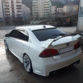 CIVIC FD6 - FB7 IÇIN UYUMLU TYPER SPOILER (BOYASIZ) thumbnail 3