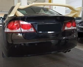CIVIC FD6 - FB7 IÇIN UYUMLU TYPER SPOILER (BOYASIZ) thumbnail 5