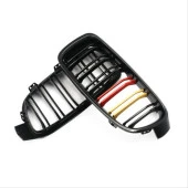 4 SERISI F32 -F36 IÇIN UYUMLU   2013-2019 M4 GÖRÜNÜM BOBREK (CIFT CIZGI PANJUR) ALMAN RENK - 3