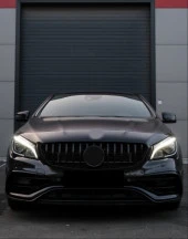 W117 CLA IÇIN UYUMLU 2013-2015 CLA IÇIN UYUMLU GTR PANJUR - SIYAH thumbnail 5