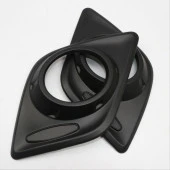 HILUX REVO 2016-2019 IÇIN UYUMLU ÖN SIS ÇERÇEVESI KAPLAMA SIYAH KALIN thumbnail 3