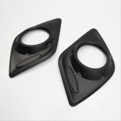 HILUX REVO 2016-2019 IÇIN UYUMLU ÖN SIS ÇERÇEVESI KAPLAMA SIYAH KALIN thumbnail 4