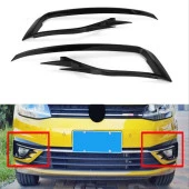 GOLF 7,5 2017-2020 IÇIN UYUMLU GTI ÖN SIS KAPLAMA - PIANO BLACK - 3