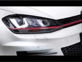 GOLF 7 MK7 2012-2018 U LED FAR GTI KIRMIZI - 1