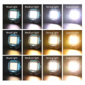 Powermaster MX-W893 4000K 7000K Kırmızı 30 Cob Ledli Çok Fonksiyonlu Çalışma Lambası - 3