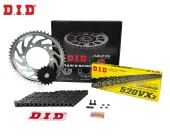 ZİNCİR DİŞLİ SETİ BMW F 650 (650 cc)  (1994-1998) / BMW / F 650 / 650cc / ZİNCİR: DID-520VX3 (Çelik)-110 / ÖN-ARKA DİŞLİ: SUNSTAR (16T-47T) / 1994-1995-1996-1997-1998 - 1