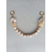 Yuvarlak Akrilik Boncuklı Pastel  Renkli  Çanta Sapı - 3