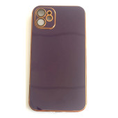 iPhone 11 Uyumlu Parlak Tasarımlı Yumuşak Altın Yaldızlı Kılıf thumbnail 5