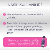Sesu Vücut Losyonu 175ML/Vücut Peelingi 250ML/Simli Cilt Bakım Yağı 150ML Karma (3 Lü Set) thumbnail 6