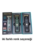 Turbo serisi dijital şarj göstergeli pro saç sakal vucut kıl kesme makinesi - 8