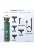 Turbo serisi dijital şarj göstergeli pro saç sakal vucut kıl kesme makinesi - 10