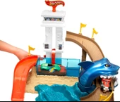 Hot Wheels Renk Değiştiren Araçlar Sharky Oyun Seti - Köpek Balığı Temalı, Havuz, Su Tankı ve 1 Adet Araba Dahil - BGK04 - 3