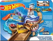 Hot Wheels Renk Değiştiren Araçlar Sharky Oyun Seti - Köpek Balığı Temalı, Havuz, Su Tankı ve 1 Adet Araba Dahil - BGK04 - 6