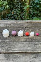 Küre Üçlü Silikon Mum Kalıp Seti thumbnail 4