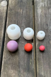 Küre Üçlü Silikon Mum Kalıp Seti thumbnail 5